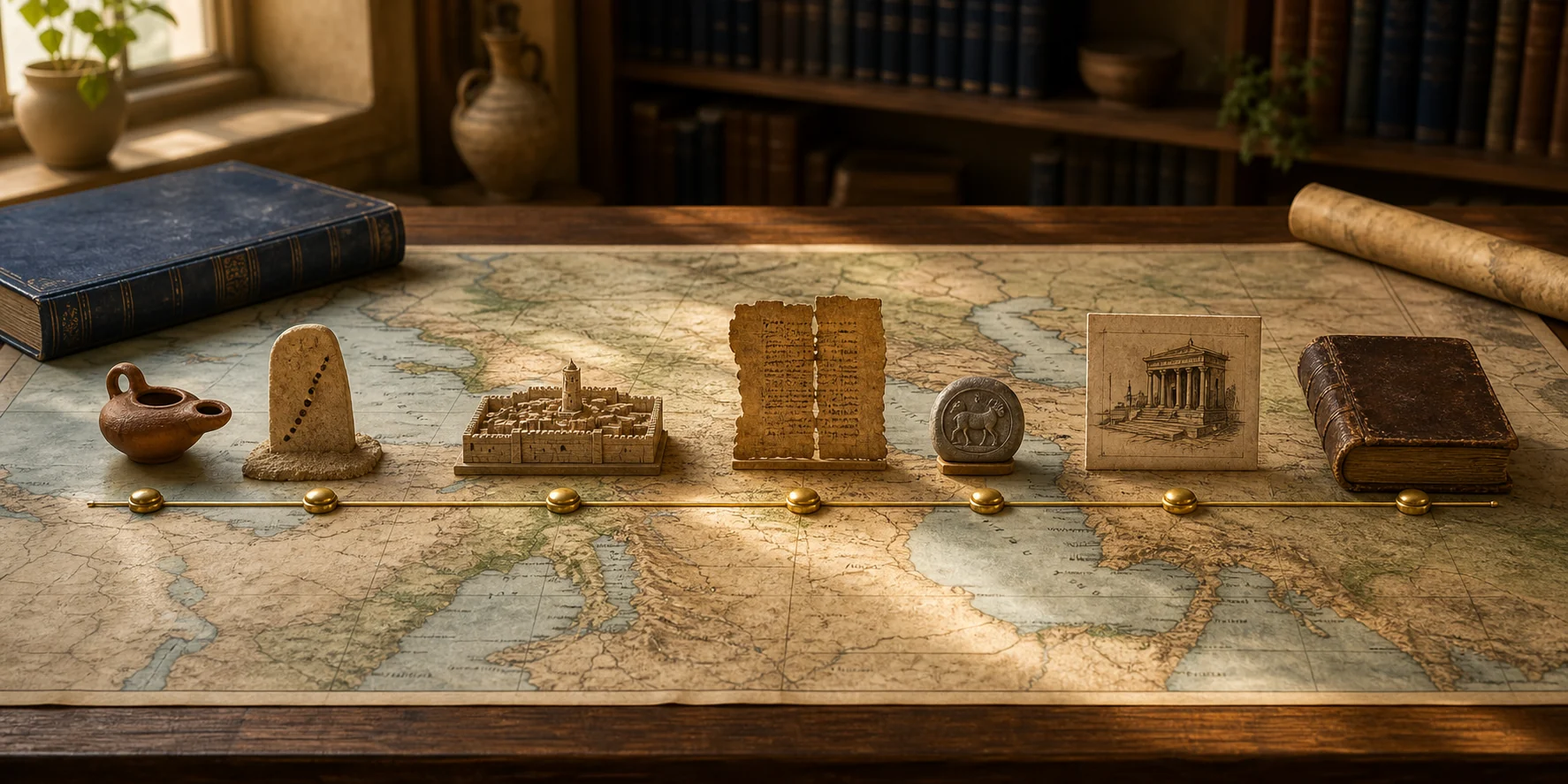 Panorama histórico y geográfico del mundo bíblico.
